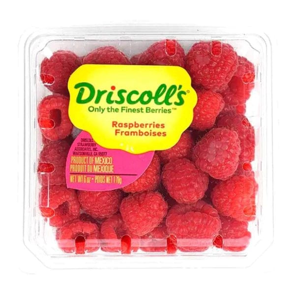 MIA Food Service FRESH RASPBERRIES 12X170GR FRESH RASPBERRIES 12X170GR