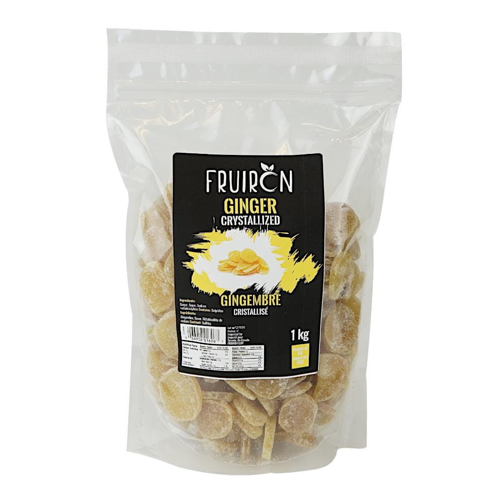 MIA Food Service FRUIRON CANDIED GINGER 1KG FRUIRON CANDIED GINGER 1KG
