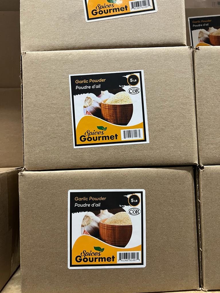 SPICES GOURMET GARLIC POWDER 5LB