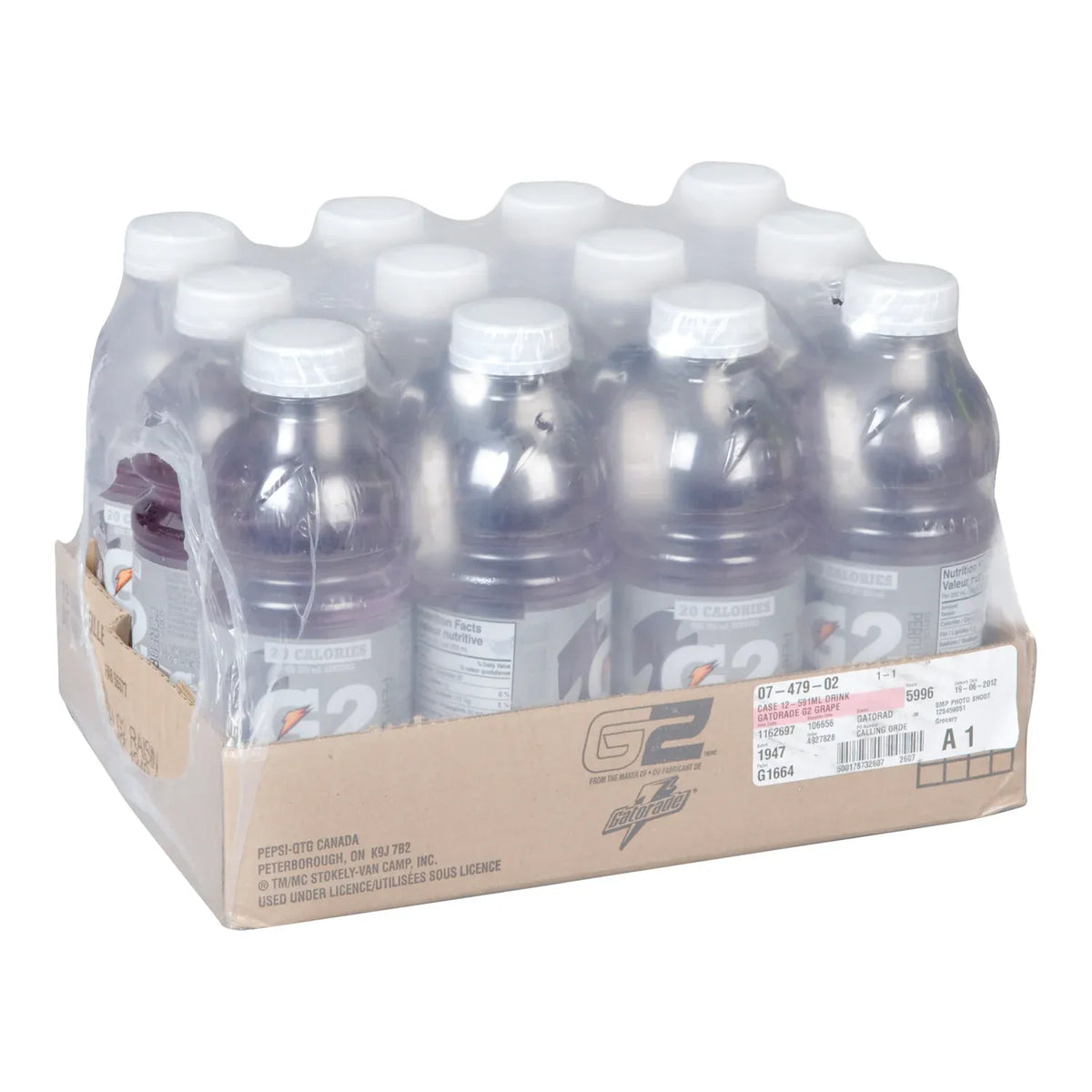 MIA Food Service GATORADE G2 GRAPE 12X591ML GATORADE G2 GRAPE 12X591ML
