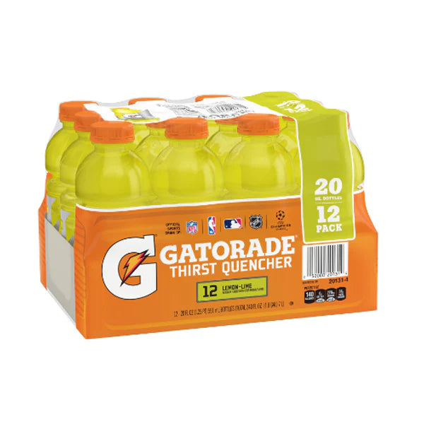 GATORADE LEMON LIME 12X591ML