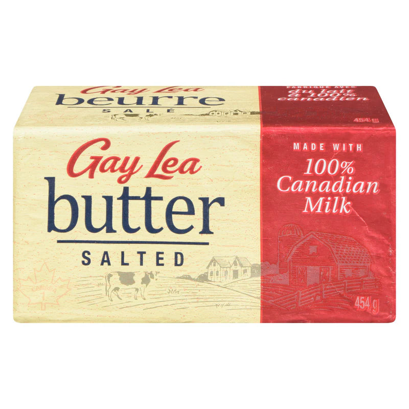 GAY LEA BUTTER SALTED 454GR
