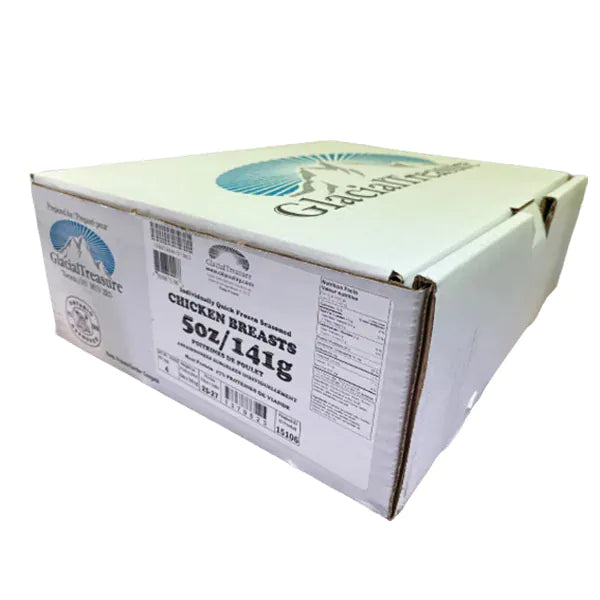 MIA Food Service GLACIAL TREASURE 5OZ CHICKEN BREAST 25-27EA 4KG GLACIAL TREASURE 5OZ CHICKEN BREAST 25-27EA 4KG
