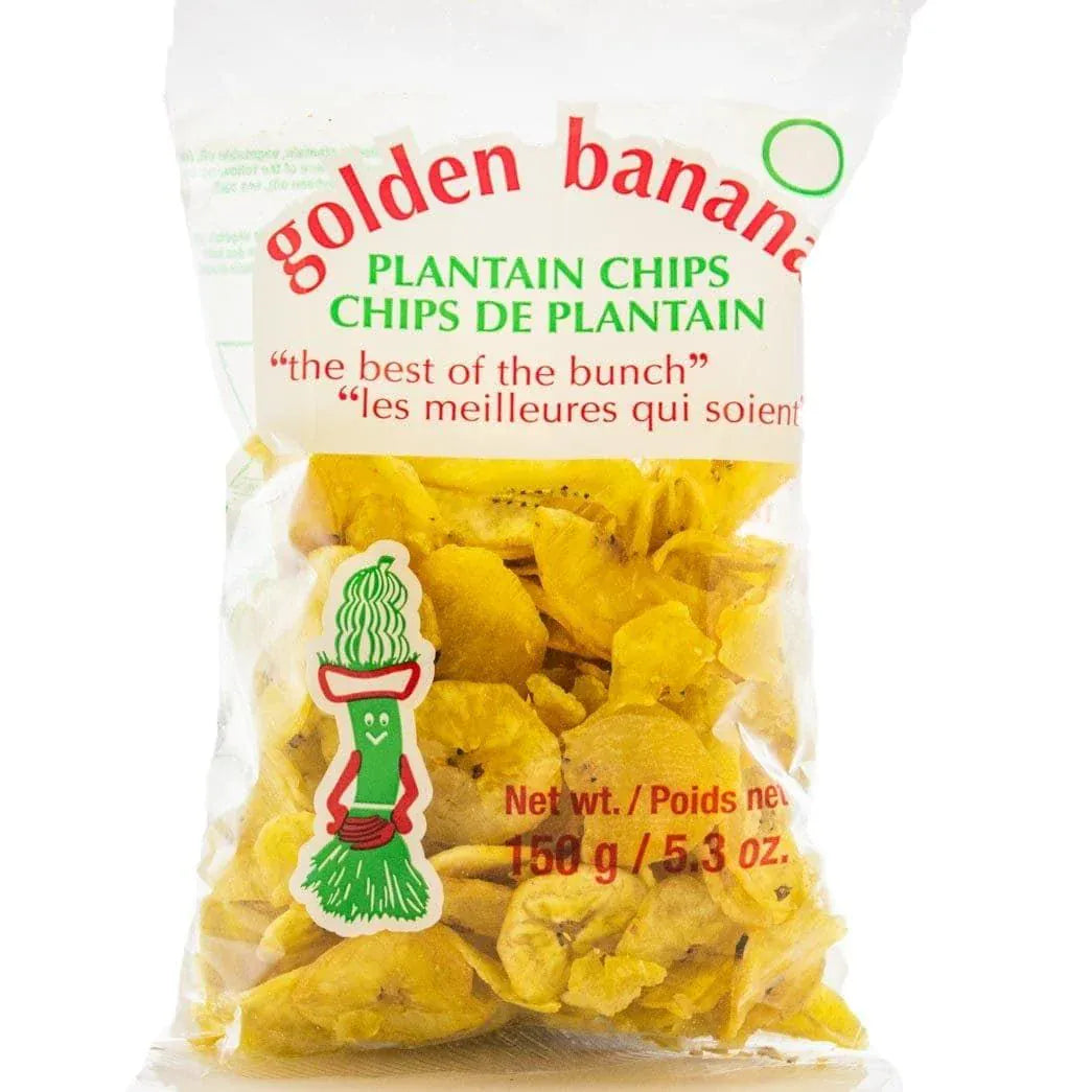 MIA Food Service GOLDEN BANANA PLANTAIN CHIPS 150GR GOLDEN BANANA PLANTAIN CHIPS 150GR