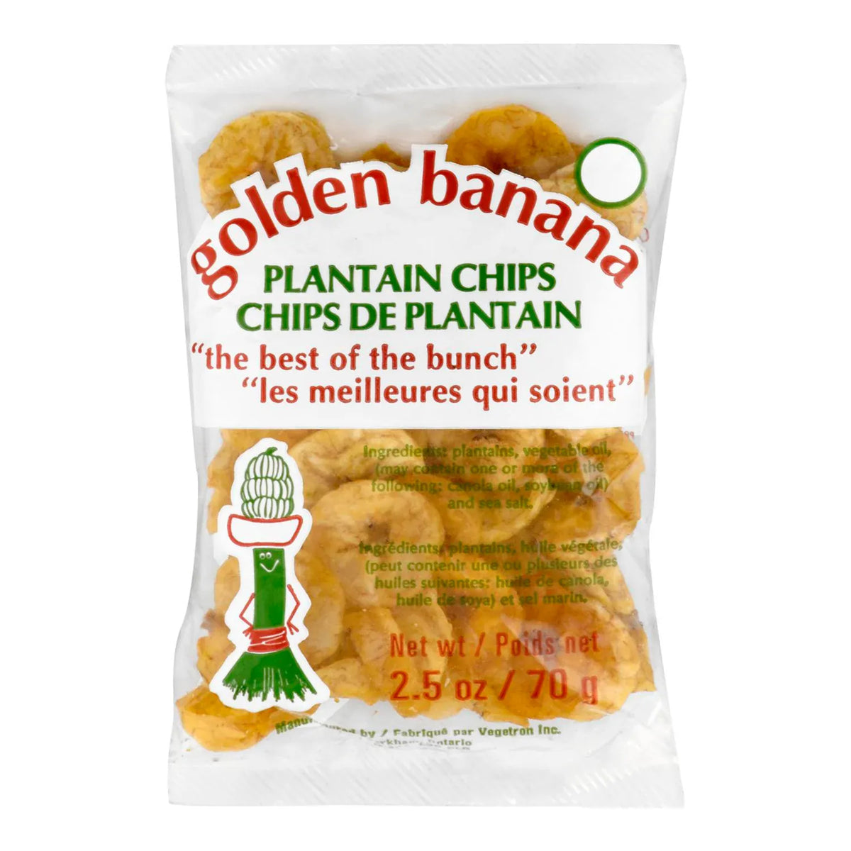 Mia Food GOLDEN BANANA PLANTAIN CHIPS 70GR GOLDEN BANANA PLANTAIN CHIPS 70GR