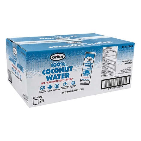 Mia Food Service GRACE COCONUT WATER NO PULP 24X310ML GRACE COCONUT WATER NO PULP 24X310ML
