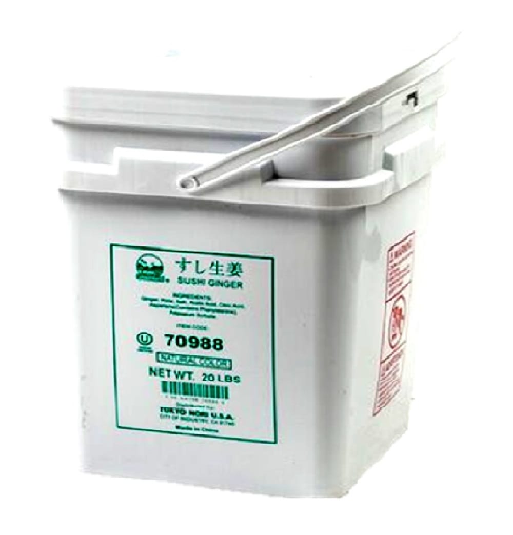 Mia Food Service GREENLAND WHITE SUSHI GINGER 20LB GREENLAND WHITE SUSHI GINGER 20LB