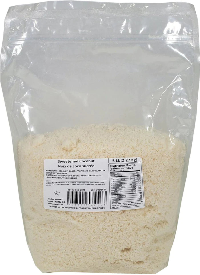 HARVEST SHREDDED COCONUT SWEETENED 5LB