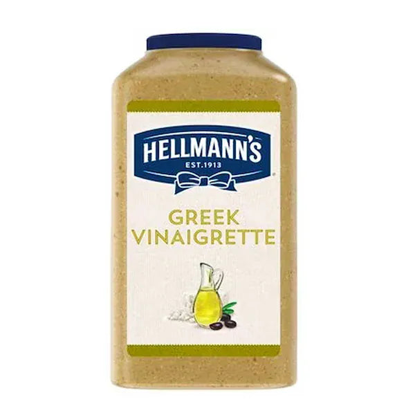 MIA Food Service HELLMANNS GREEK VINAGRETTE DRESSING 3.78L HELLMANNS GREEK VINAGRETTE DRESSING 3.78L