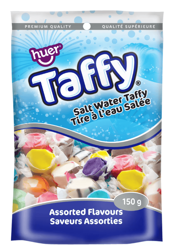 MIA Food Service HUER SALT WATER TAFFY 12X150GR HUER SALT WATER TAFFY 12X150GR