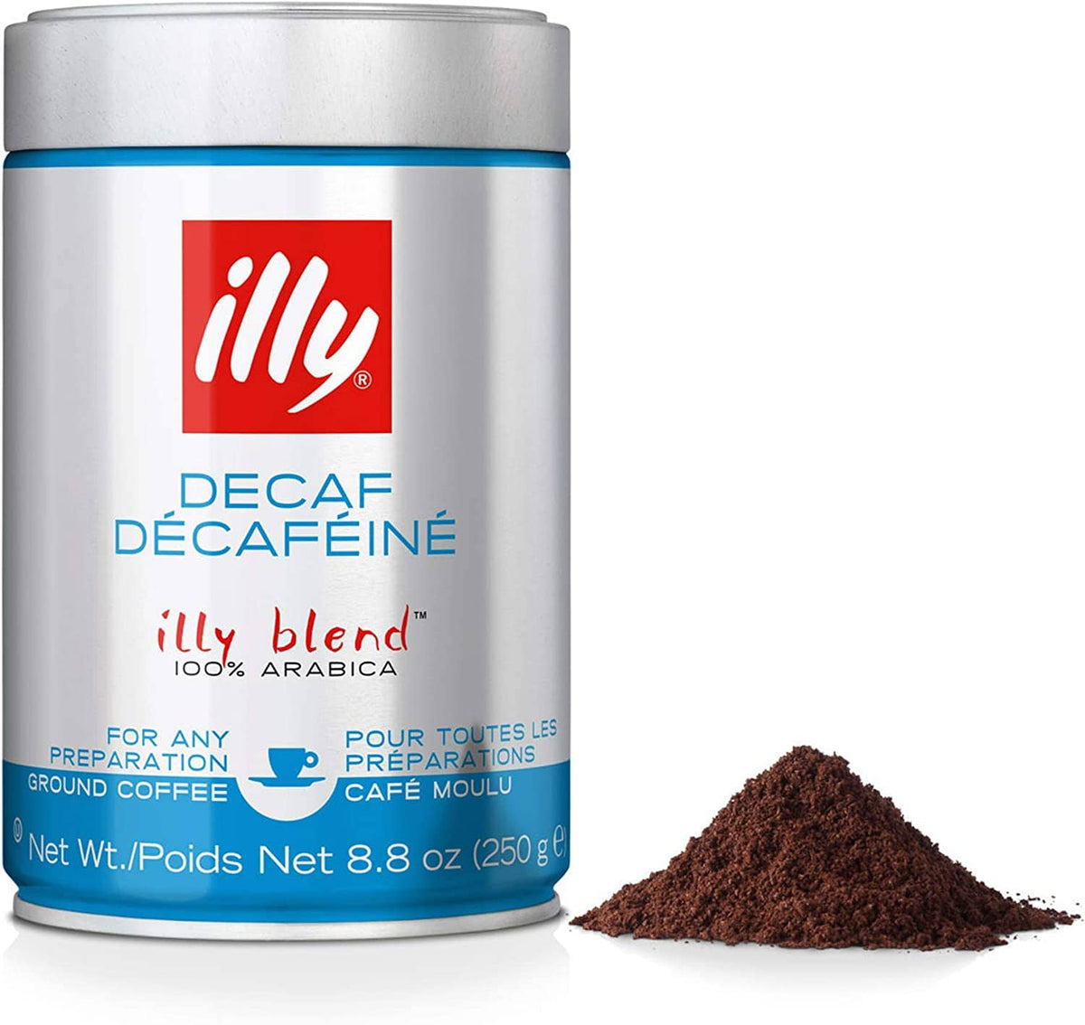 MIA Food Service ILLY DECAF GROUND ESPRESSO COFFEE 250GR ILLY DECAF GROUND ESPRESSO COFFEE 250GR