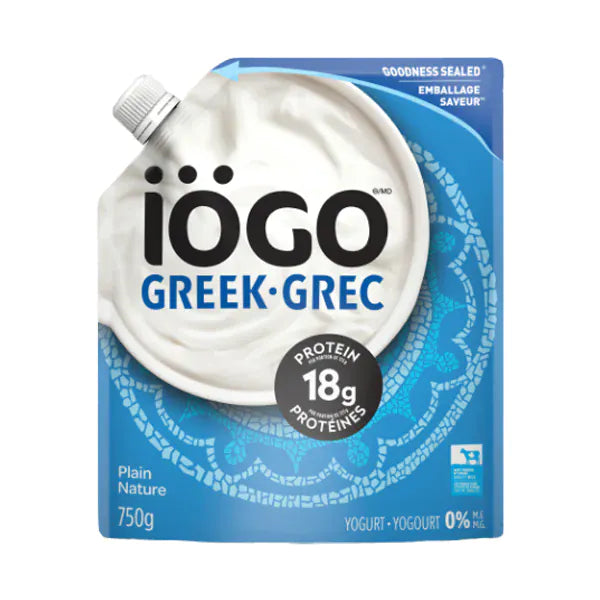 MIA Food Service IOGO 0% GREEK YOGURT POUCH 750GR IOGO 0% GREEK YOGURT POUCH 750GR