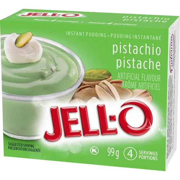 MIA Food Service JELLO PISTACHIO INSTANT PUDDING 99GR JELLO PISTACHIO INSTANT PUDDING 99GR