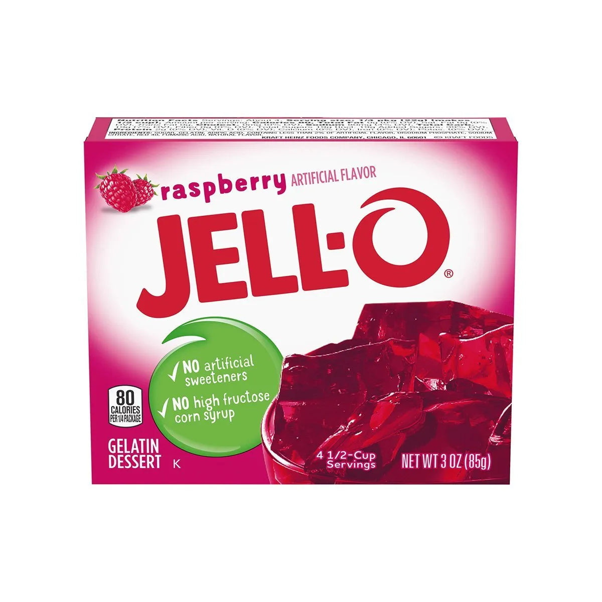 MIA Food Service JELLO RASPBERRY 85GR JELLO RASPBERRY 85GR