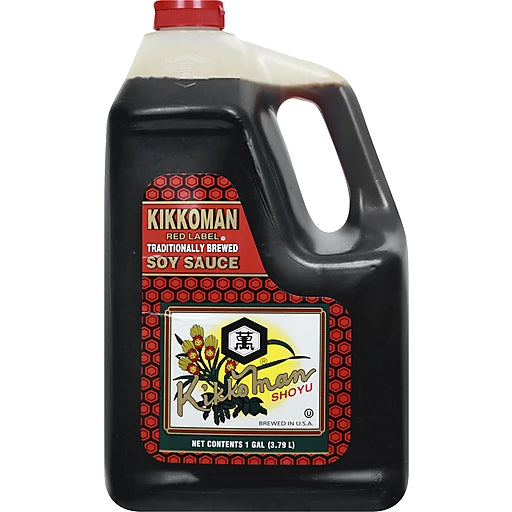 KIKKOMAN SOY SAUCE RED LABEL 3.79L