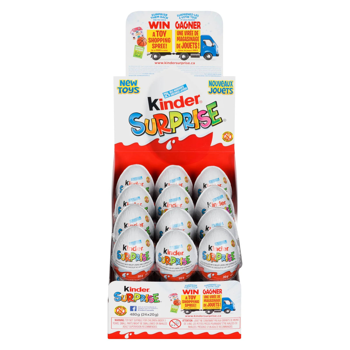 KINDER SURPRISE 24X20GR