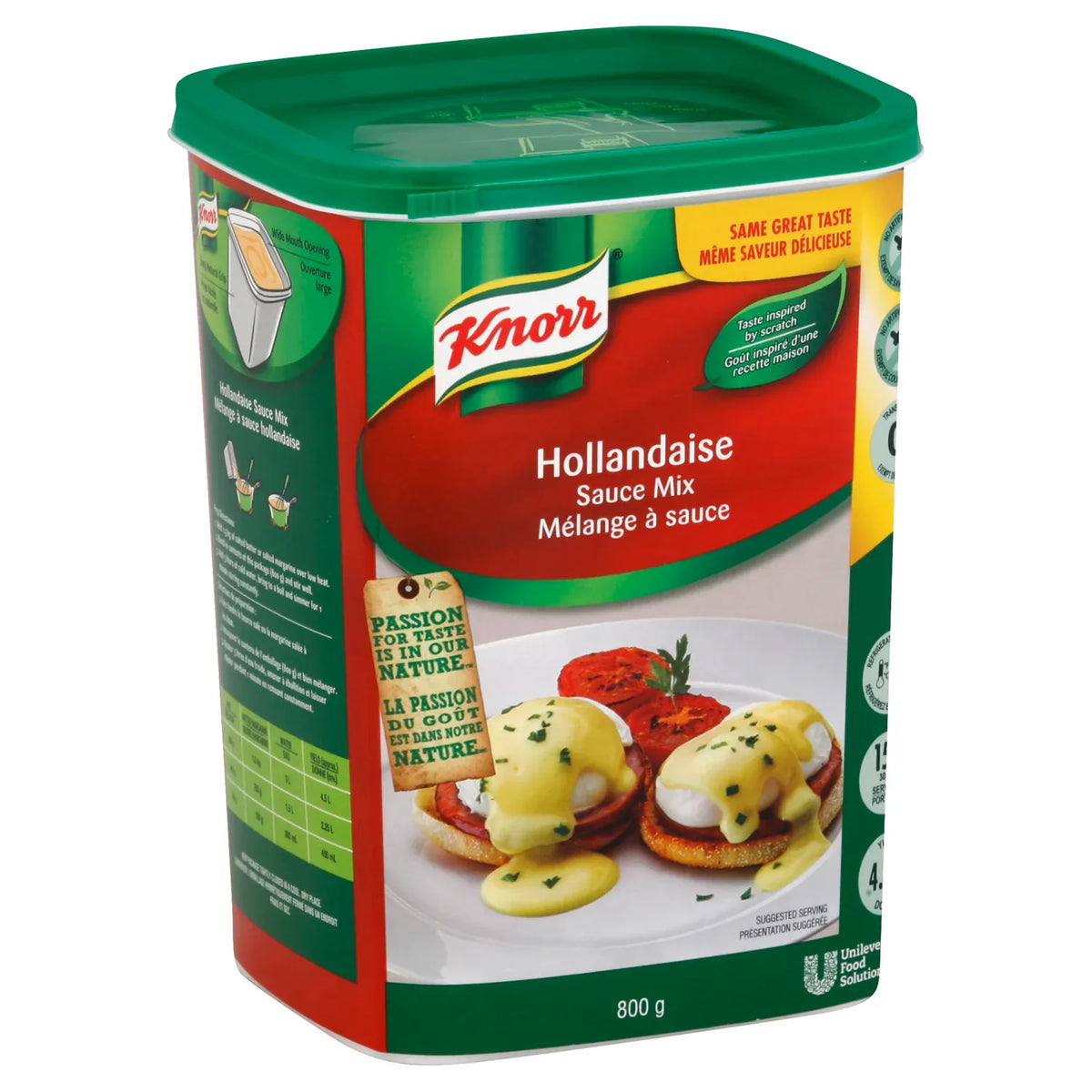 MIA Food Service KNORR HOLLANDAISE SAUCE MIX 800GR KNORR HOLLANDAISE SAUCE MIX 800GR