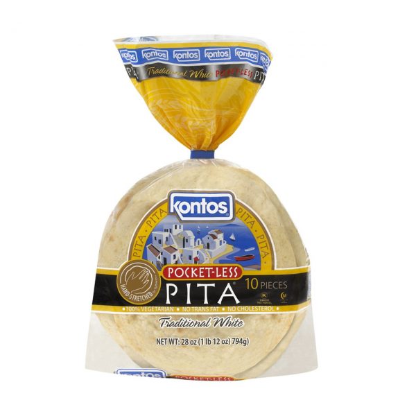 KONTOS 8" PITA BREAD 10X10EA