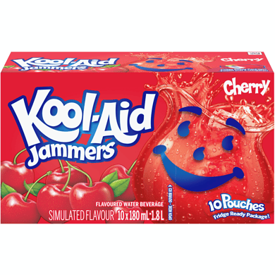 MIA Food Service KOOL AID JAMMERS CHERRY 10X180ML KOOL AID JAMMERS CHERRY 10X180ML