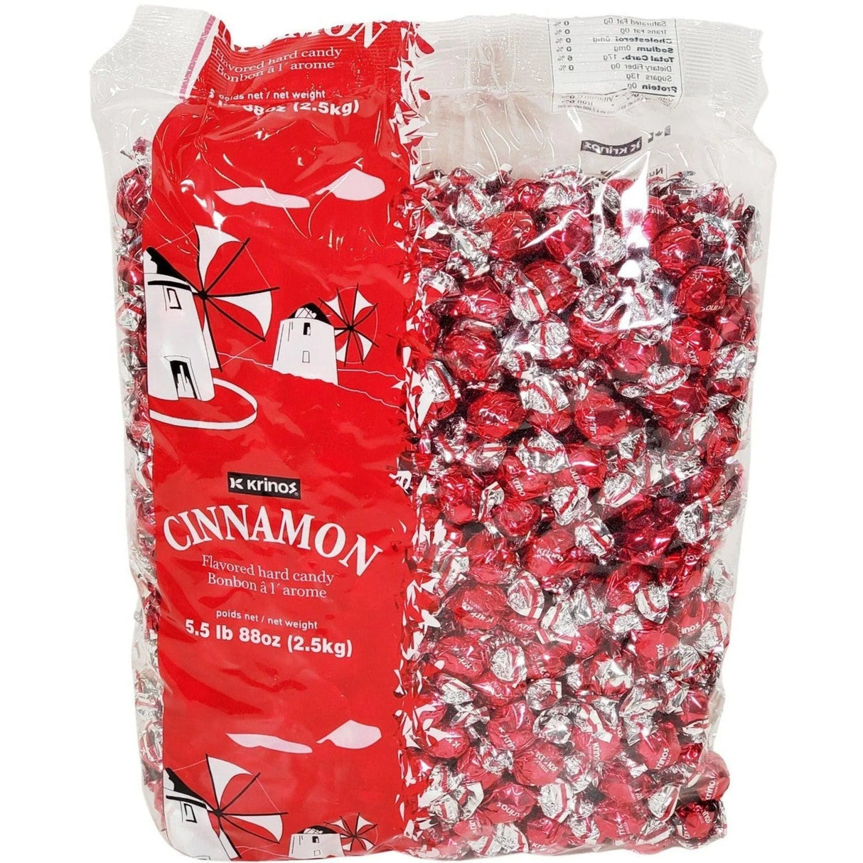 KRINOS CINNAMON CANDY 2.5KG