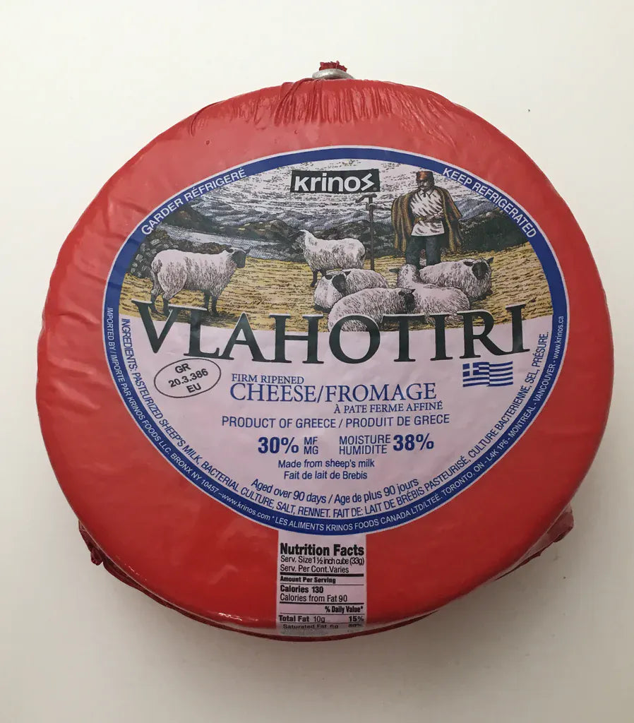 MIA Food Service KRINOS VLAHOTYRI BABY CHEESE 1KG KRINOS VLAHOTYRI BABY CHEESE 1KG