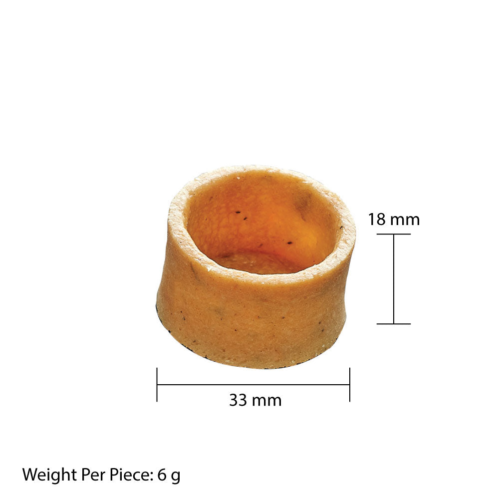LA ROSE NOIRE 33MM SAVORY ROUND MINI TARTS 210EA