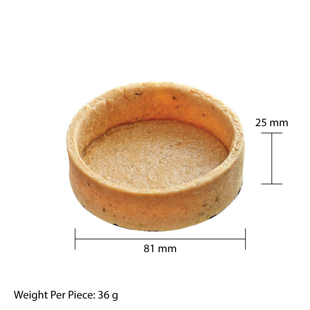 LA ROSE NOIRE 81MM SAVORY ROUND LARGE TART SHELLS 45EA