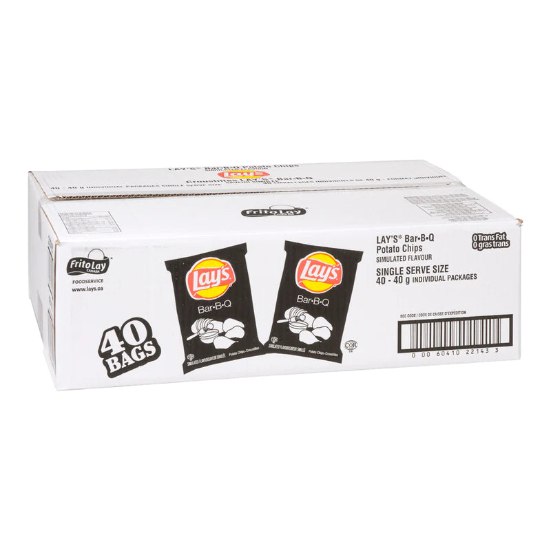 LAYS BBQ CHIPS 40X40GR