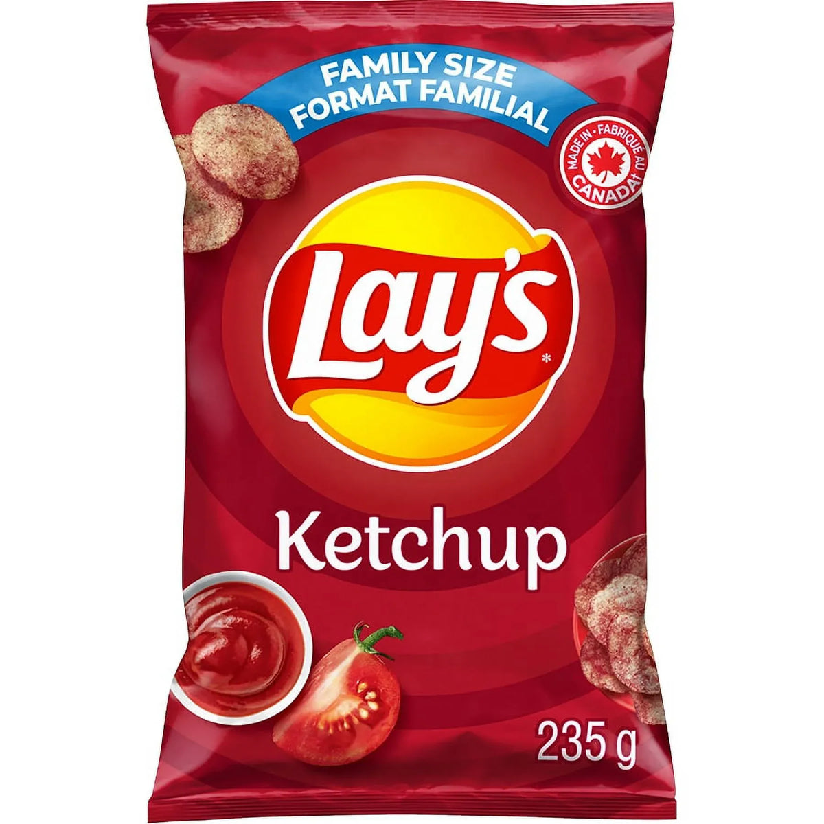 MIA Food Service LAYS KETCHUP CHIPS 235GR LAYS KETCHUP CHIPS 235GR