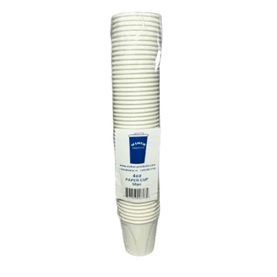 MAHER 4OZ WHITE ESPRESSO CUPS 50EA