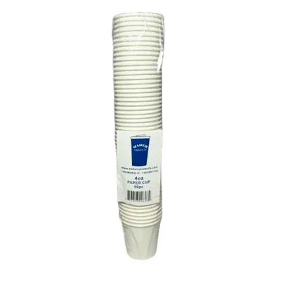 MIA Food Service MAHER 4OZ WHITE ESPRESSO CUPS 50EA MAHER 4OZ WHITE ESPRESSO CUPS 50EA
