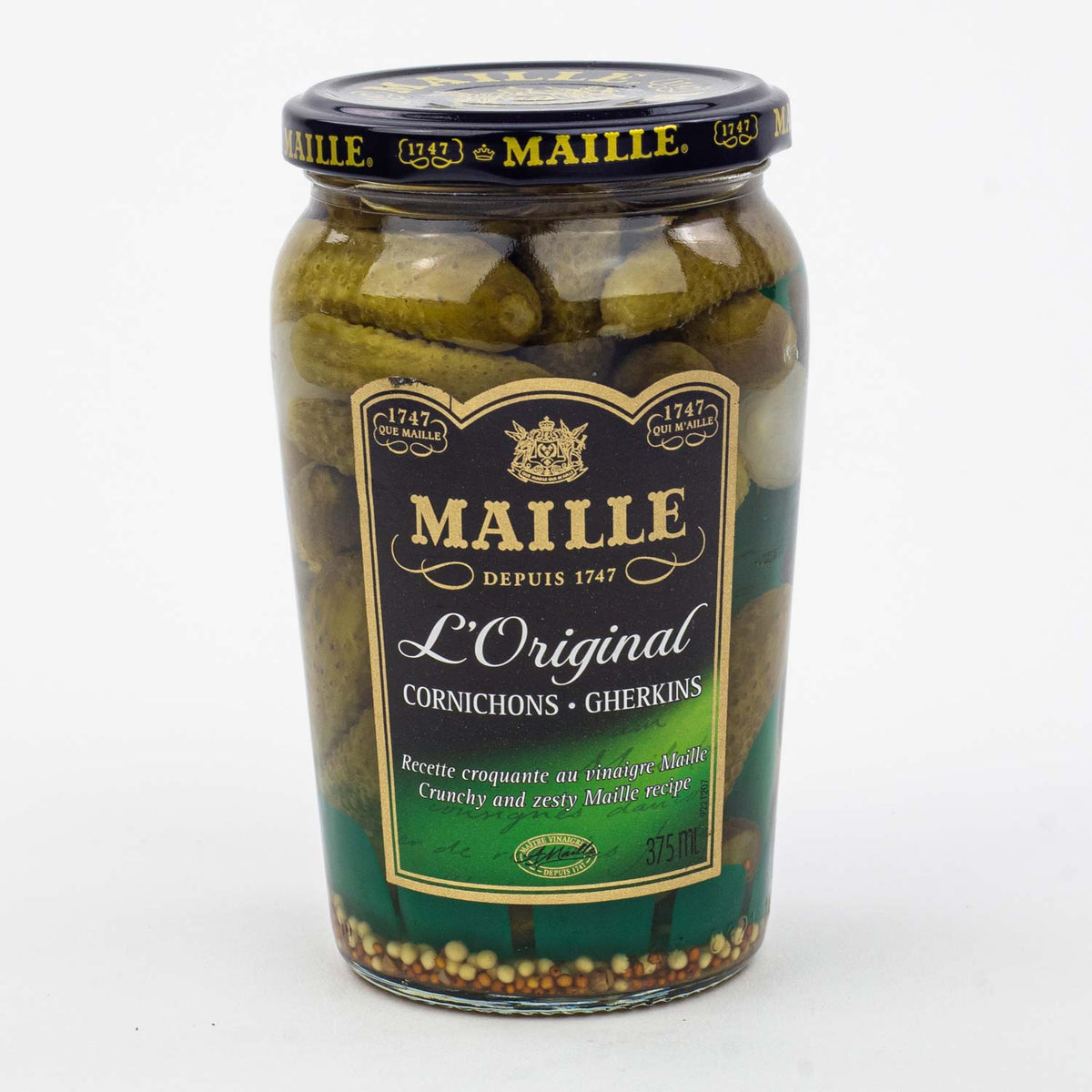 MIA Food Service MAILLE ORIGINAL GHERKINS 12X375ML MAILLE ORIGINAL GHERKINS 12X375ML