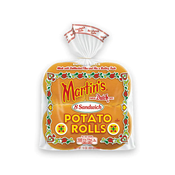 MARTINS 3.5" POTATO ROLLS 9X8EA