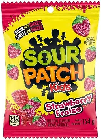 MIA Food Service MAYNARDS SOUR PATCH KIDS STRAWBERRY 154GR MAYNARDS SOUR PATCH KIDS STRAWBERRY 154GR