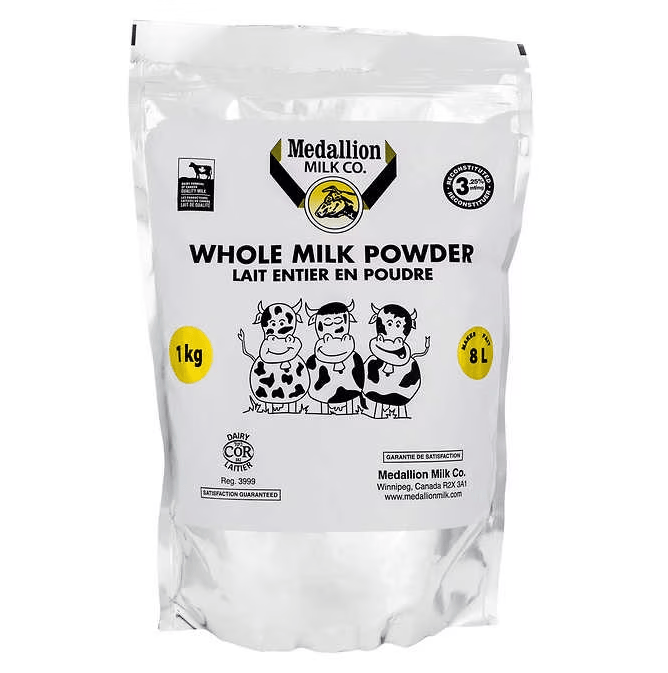 MIA Food Service MEDALLION WHOLE MILK POWDER 1KG MEDALLION WHOLE MILK POWDER 1KG