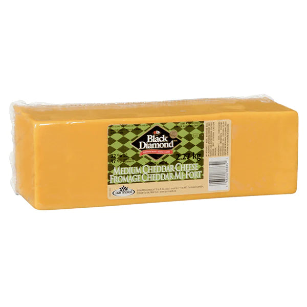 BLACK DIAMOND MEDIUM YELLOW CHEDDAR CHEESE 2.27KG