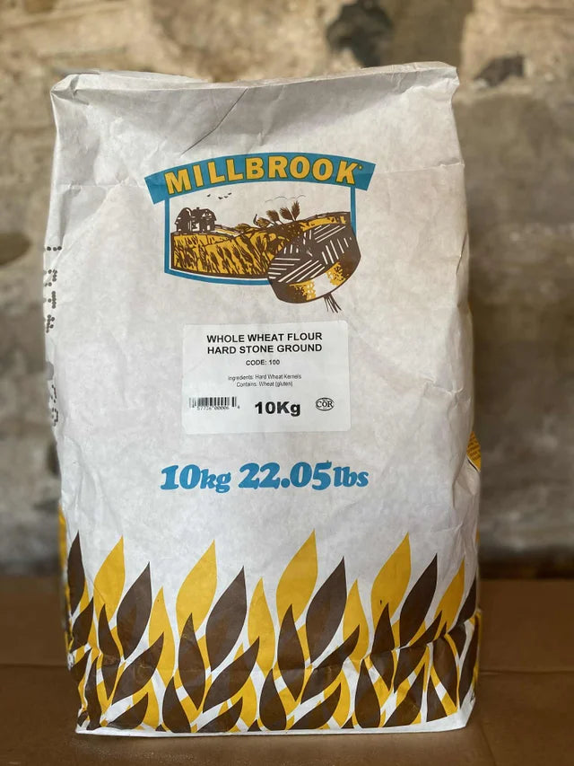 MILLBROOK WHOLE WHEAT FLOUR SOFT STONE GROUND 10KG