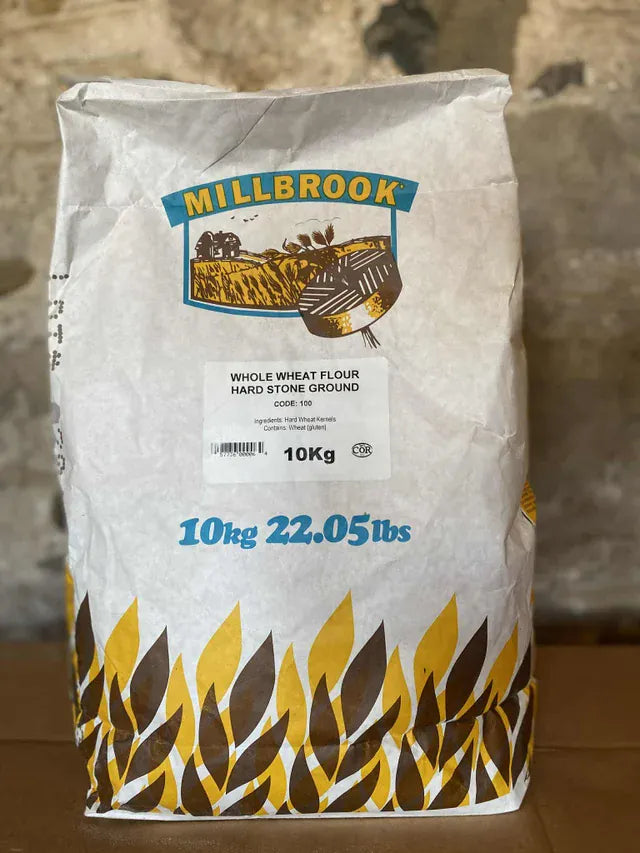 MIA Food Service MILLBROOK WHOLE WHEAT FLOUR SOFT STONE GROUND 10KG MILLBROOK WHOLE WHEAT FLOUR SOFT STONE GROUND 10KG