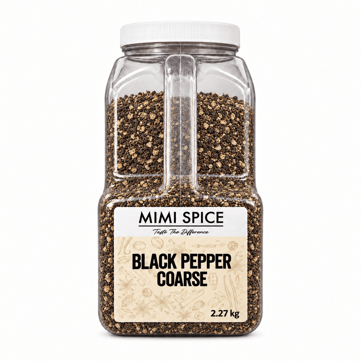 Mia Food Service Spices & Seasonings MIMI SPICE BLACK PEPPER COARSE 2.27KG MIMI SPICE BLACK PEPPER COARSE 2.27KG