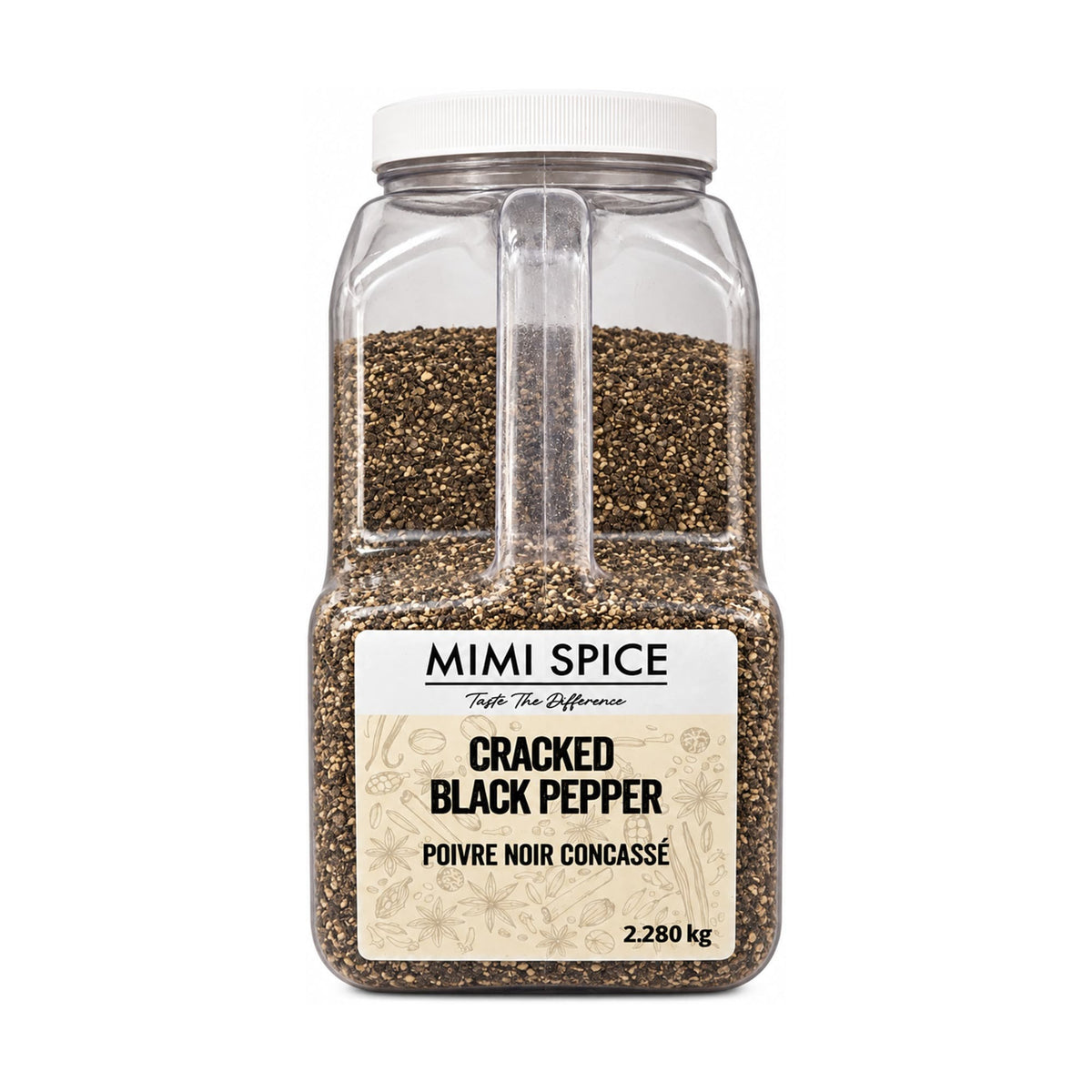 Mia Food Service Spices & Seasonings MIMI SPICE CRACKED BLACK PEPPER 2.28KG MIMI SPICE CRACKED BLACK PEPPER 2.28KG