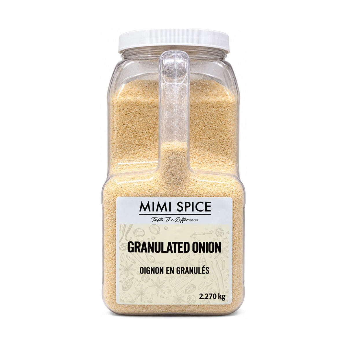Mia Food Service Spices & Seasonings MIMI SPICE ONION GRANULATED 2.27KG MIMI SPICE ONION GRANULATED 2.27KG