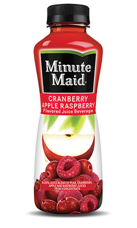 MINUTE MAID CRANBERRY APPLE RASPBERRY JUICE 12X355ML