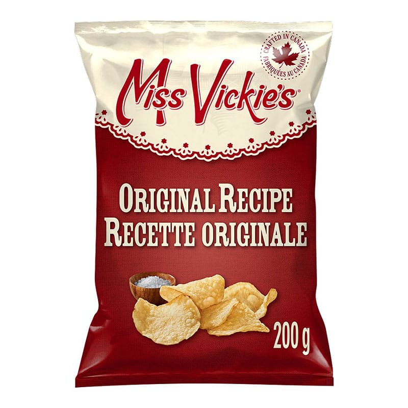 MIA Food Service MISS VICKIES ORIGINAL CHIPS 200GR MISS VICKIES ORIGINAL CHIPS 200GR