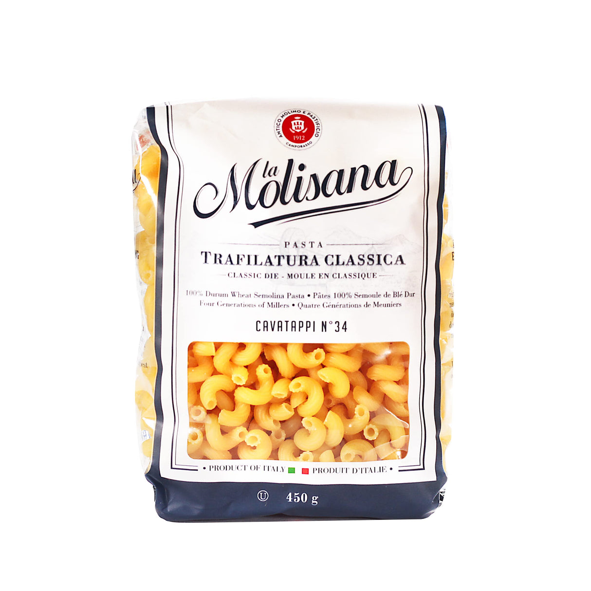 MOLISANA CAVATAPPI #34 PASTA 12X450GR