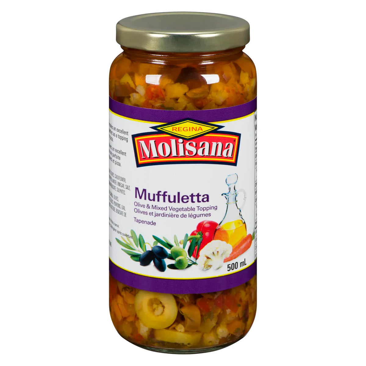MIA Food Service MOLISANA MILD MUFFALETTA TOPPING 12X500ML MOLISANA MILD MUFFALETTA TOPPING 12X500ML