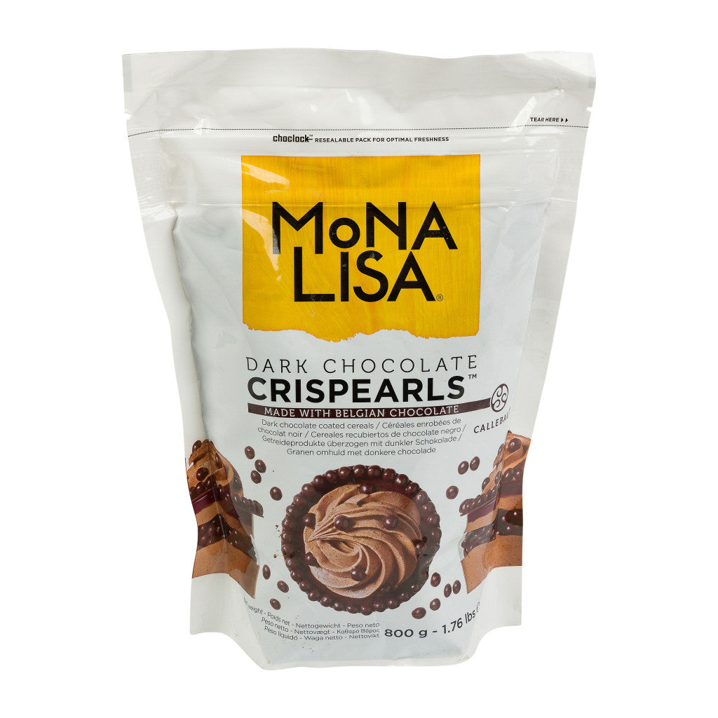 MONA LISA CRISPEARLS DARK CHOCOLATE 800GR