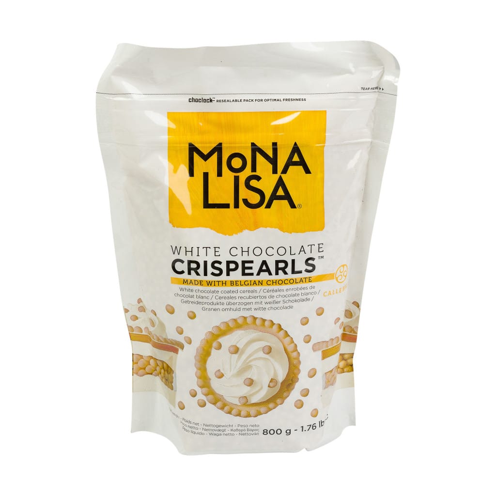 MIA Food Service MONA LISA CRISPEARLS WHITE CHOCOLATE 800GR MONA LISA CRISPEARLS WHITE CHOCOLATE 800GR
