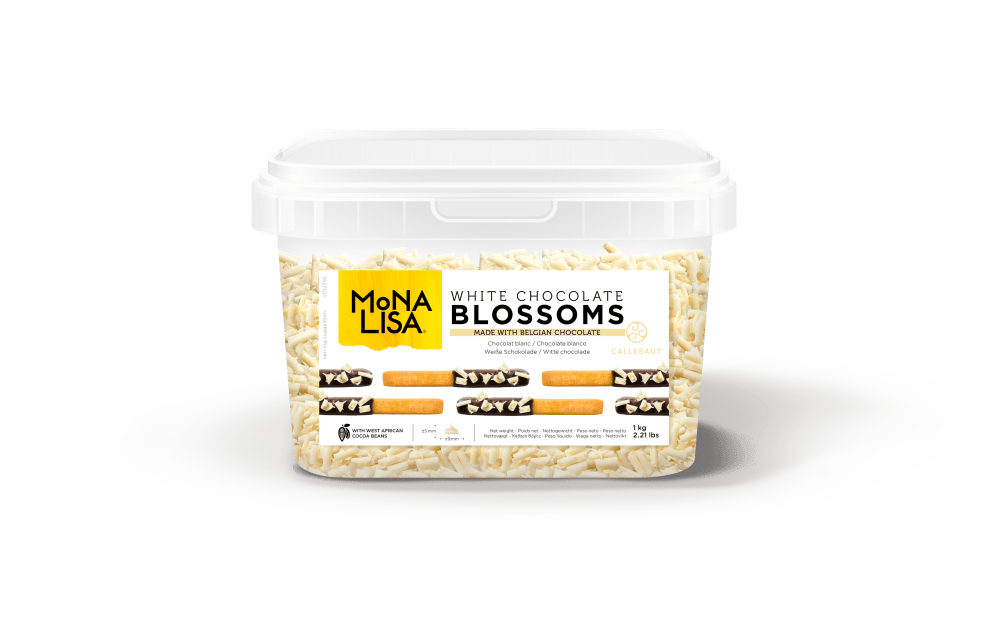 MIA Food Service MONA LISA WHITE CHOCOLATE BLOSSOMS 1KG MONA LISA WHITE CHOCOLATE BLOSSOMS 1KG