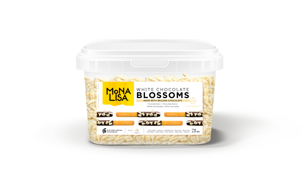 MONA LISA WHITE CHOCOLATE BLOSSOMS 1KG