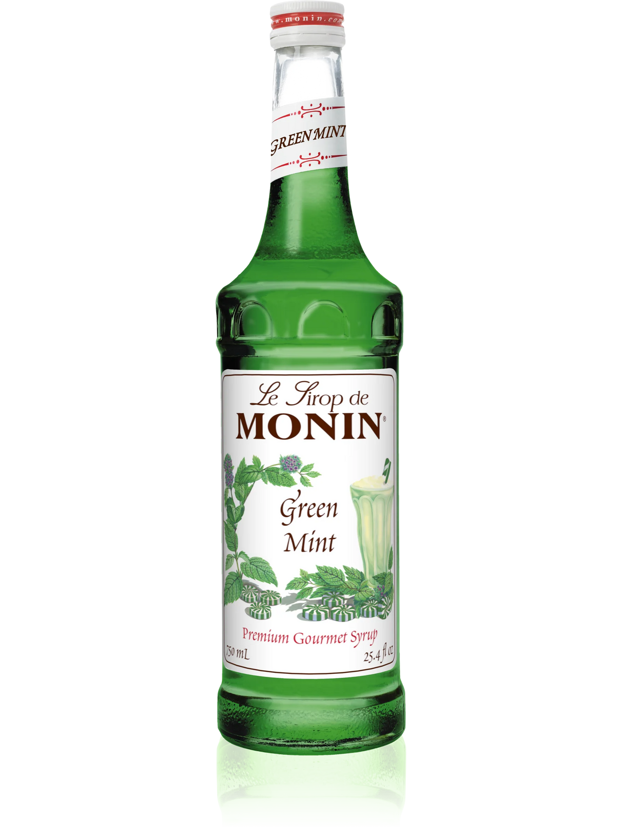 MONIN GREEN MINT SYRUP 750ML